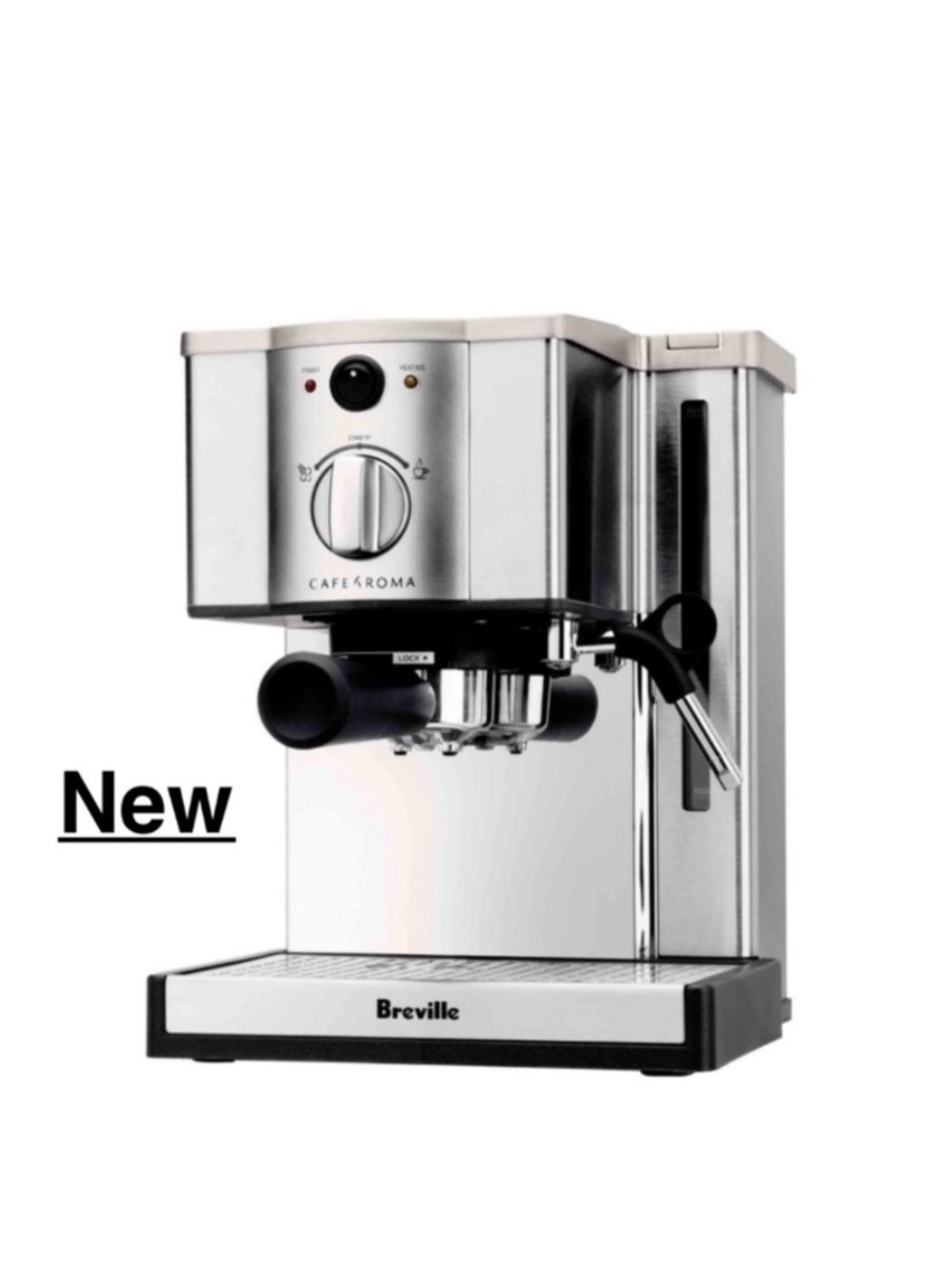 New Breville Café Roma Espresso Machine ESP8XL Brushed Stainless 9x9x12 in box⭐️